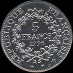 5 francs 1996